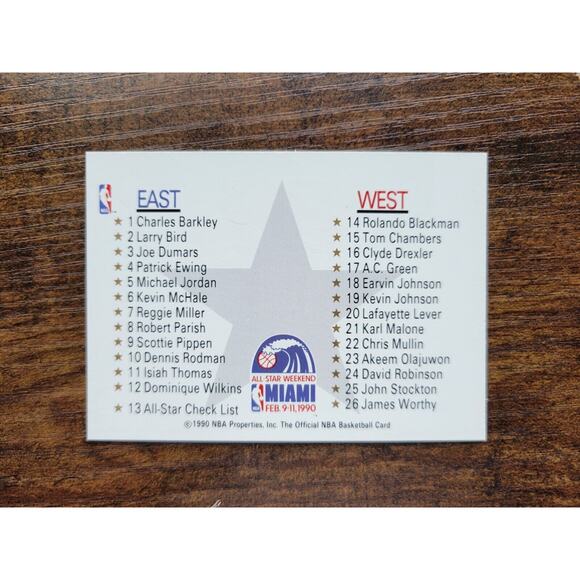 All Star Coaches 1990-1991 NBA Hoops #13 - Daly/Riley - NBA - error Fresh Pull - Picture 2 of 2